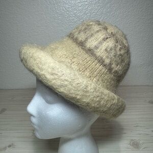Vintage Wool Hat - Bucket Style